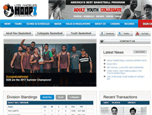 Tablet Screenshot of lahoopz.com